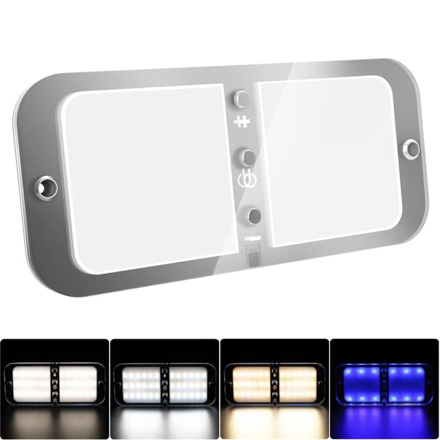 Beedove 12v Led Lampen Wohnmobil - LED Deckenleuchte 12V 72 LED 800LM