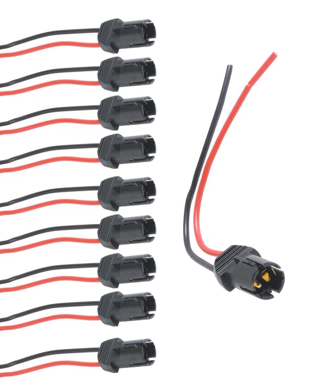 🌟 Flaconi 10PCS T10 Lampen Buchse für Auto - LED Lampenfassungen Vorverdrahteter Kabelbaum Stecker Adapter 🚗💡