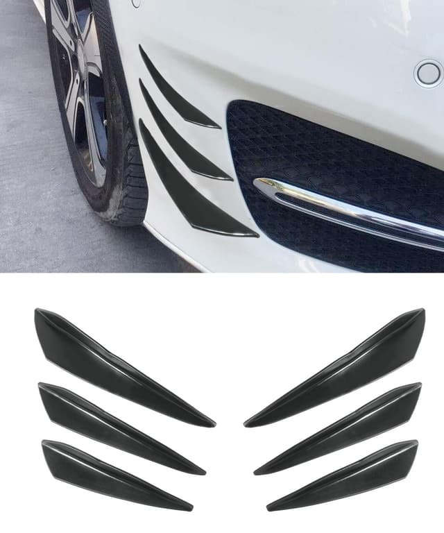 🚗 Flaconi 6PCS Spoiler Auto - Auto Frontstoßstange Spoiler Set 🚗