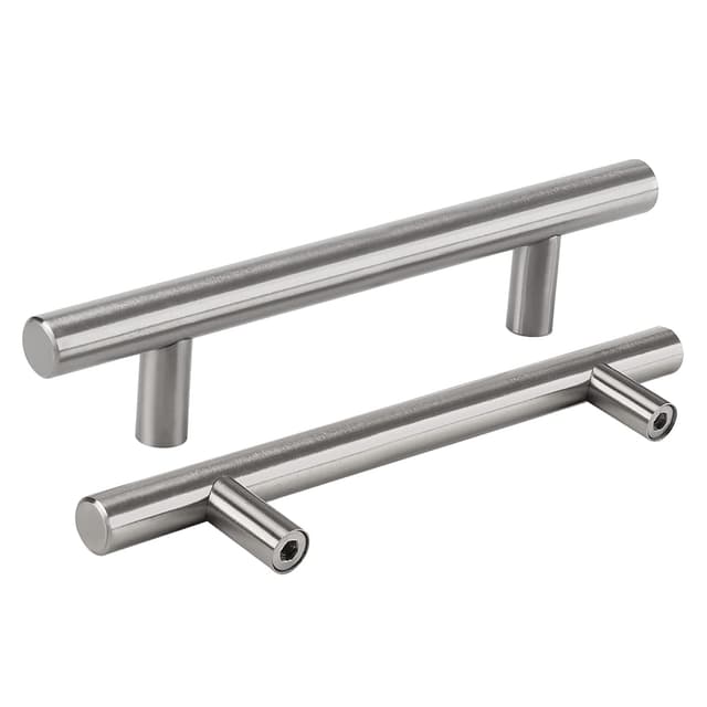 🌟 Angebot des Tages! LONTAN 10 Stück Schrankgriffe Edelstahl Küchengriffe Silber 115mm Lochabstand