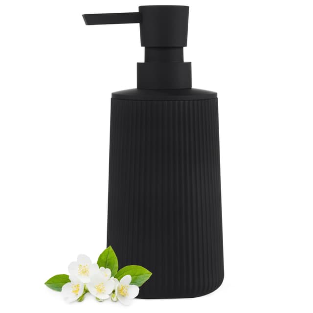 🛁 Eleganter Schwarzer Seifenspender für Bad und Küche 🖤