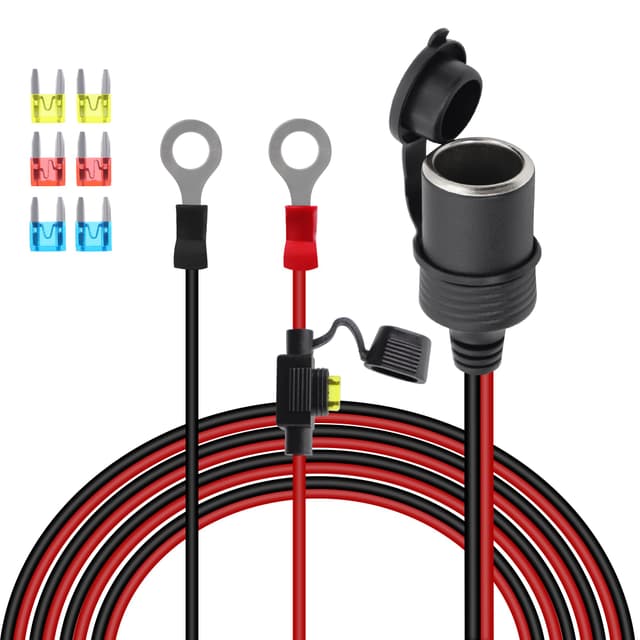 🚗🔌 GELRHONR 3M/9.8Ft Zigarettenanzünder buchse Wasserdicht - Deal