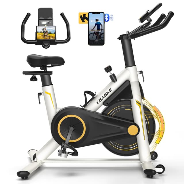 🚴‍♂️ Heimtrainer Fahrrad mit App | CHAOKE Profi Ultra-Leiser Indoor-Hometrainer
