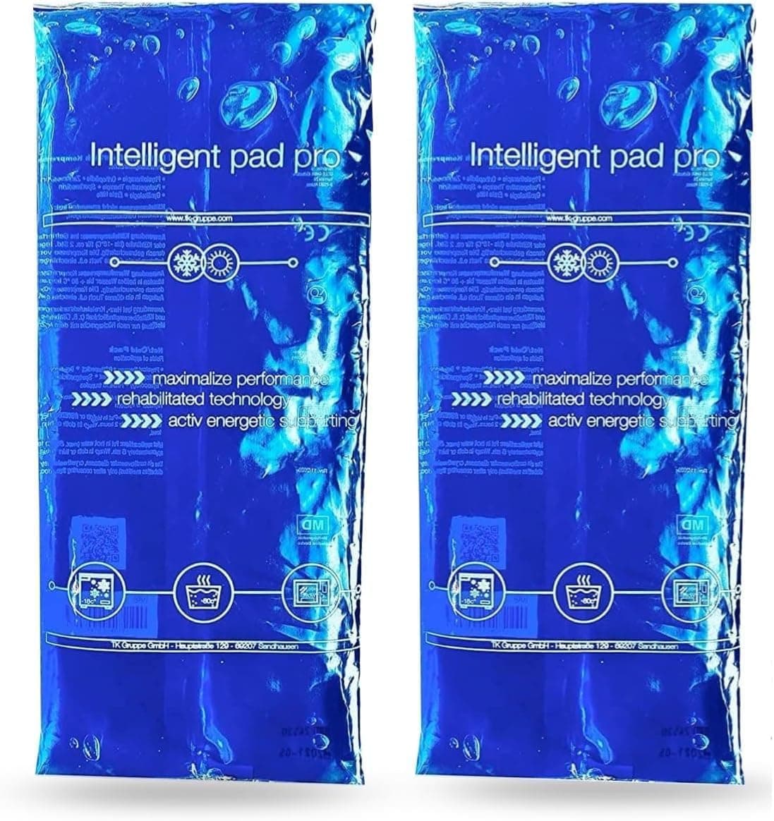 🌟 2x XXL Kühlpads - Kalt Warm Kompressen Groß - Gel Kühlkissen - MADE IN GERMANY 🌟
