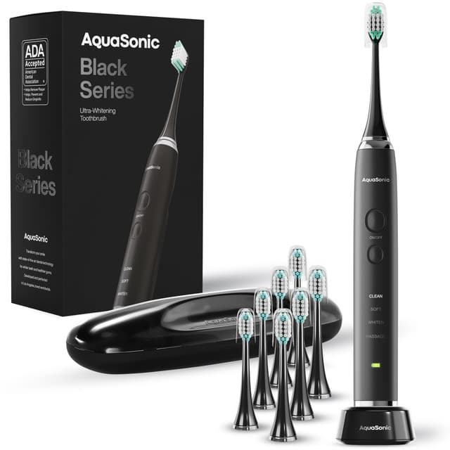 Aquasonic Black Series Ultra Aufheller Elektrische Zahnbürste 🦷💫🚀