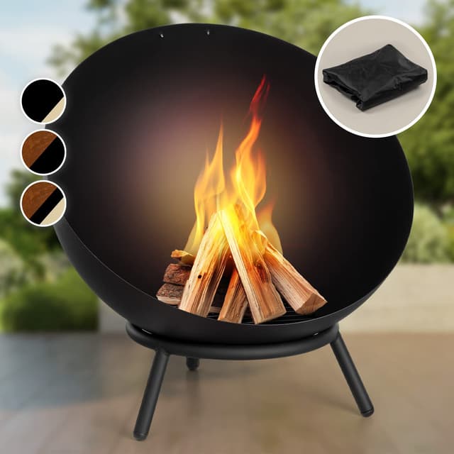 Blumfeldt Outdoor Feuerstelle mit 3-Beinbein Standfuß 🔥🌌