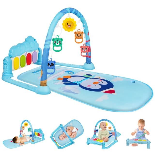 Spielmatte für Babys mit interaktiven Aktivitäten und Musik 🎹👶