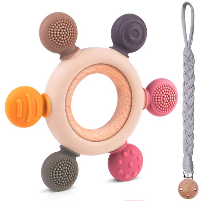 👶🌟 Vicloon Beißring für Babys - BPA-frei und sicher für Babys Zahnen