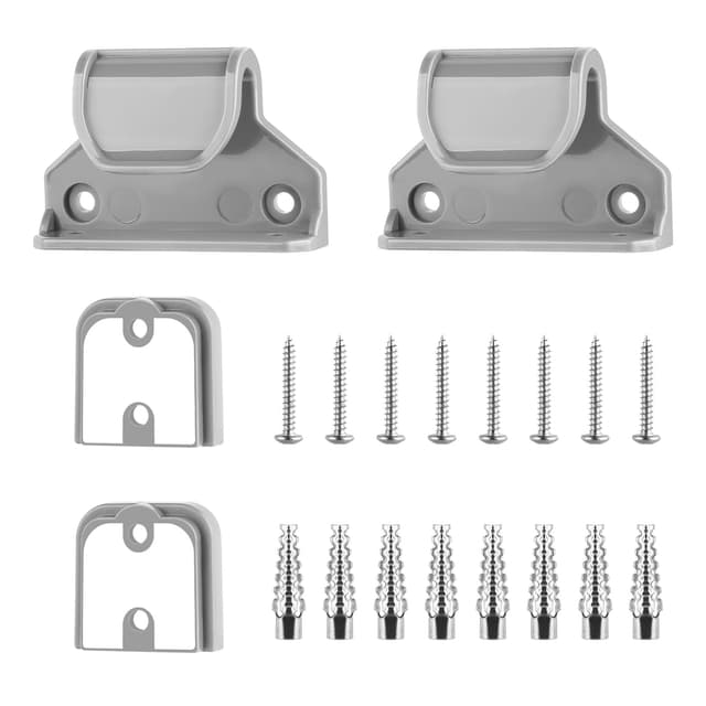 👶🐾 MYPIN Retractable Baby Gate Ersatzteilset - Haustiertor Komplettset Grau