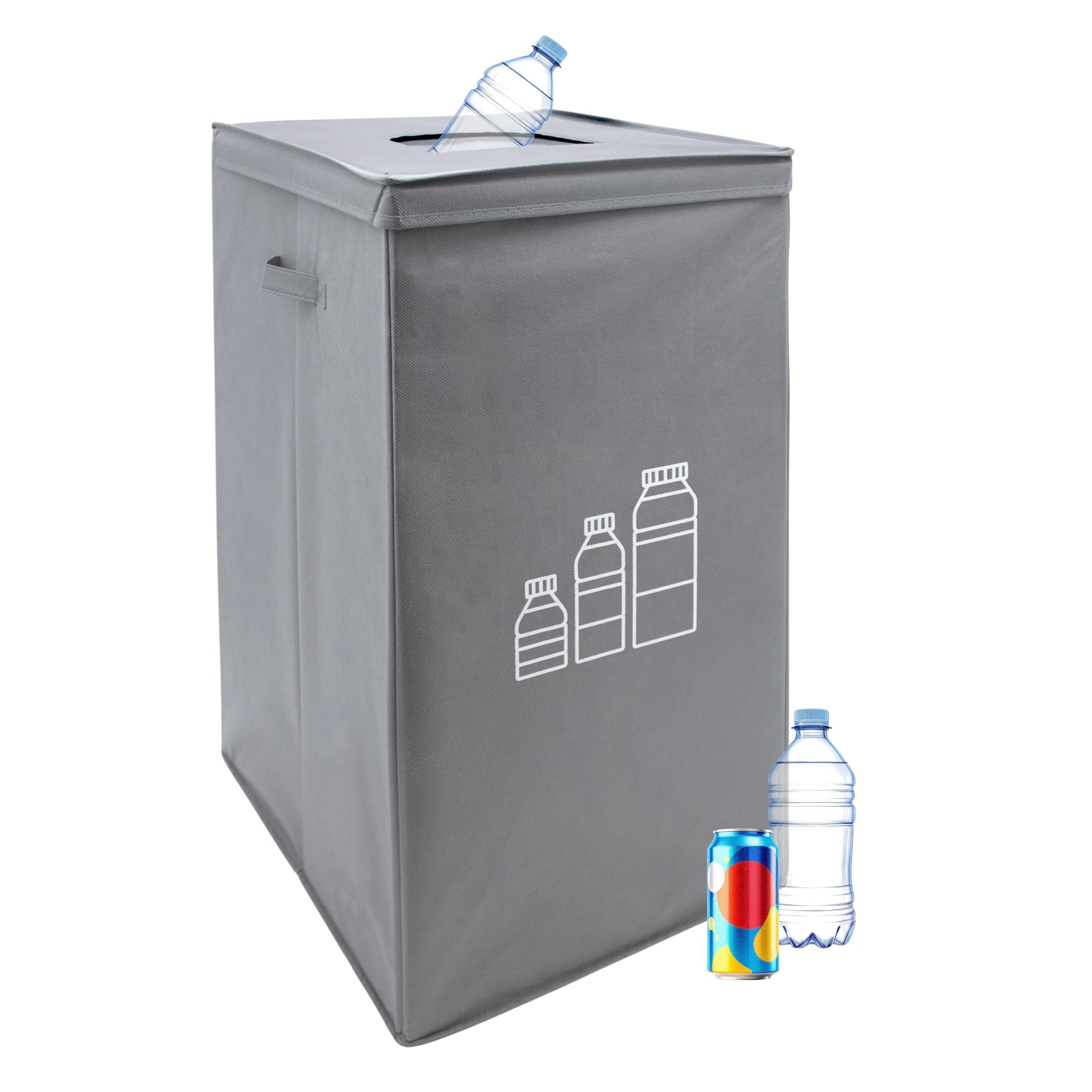 🌟 Super Deal! Flaschensammler mit entnehmbarer Tragetasche - 115 L - Flaschenbehälter 🌟