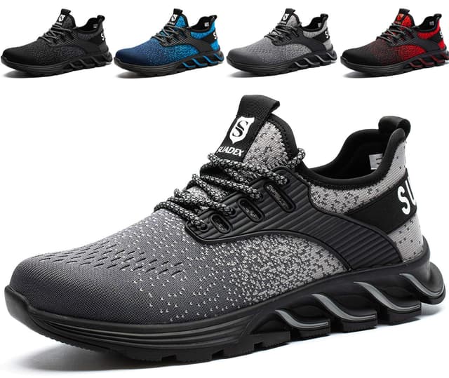 🔥 Angebot! SUADEX Sicherheitsschuhe Arbeitsschuhe Herren Damen Stahlkappenschuhe 😎