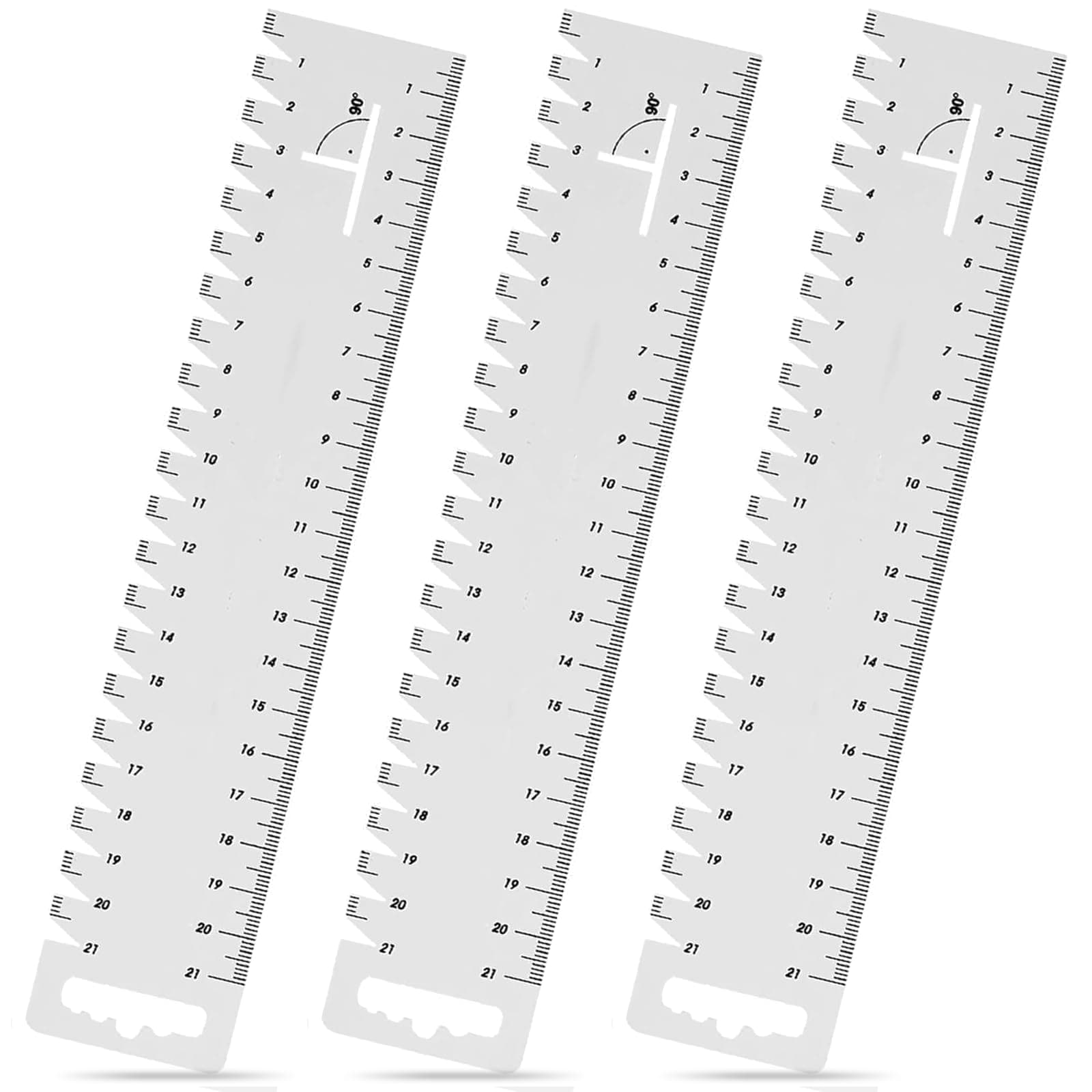 Angebot: Schneiderlineal, Nählineal, Handmaß Nähen - 3er Set 📏✂️📐