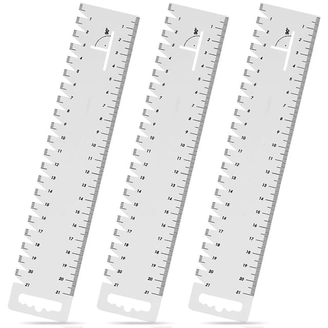 Angebot: Schneiderlineal, Nählineal, Handmaß Nähen - 3er Set 📏✂️📐