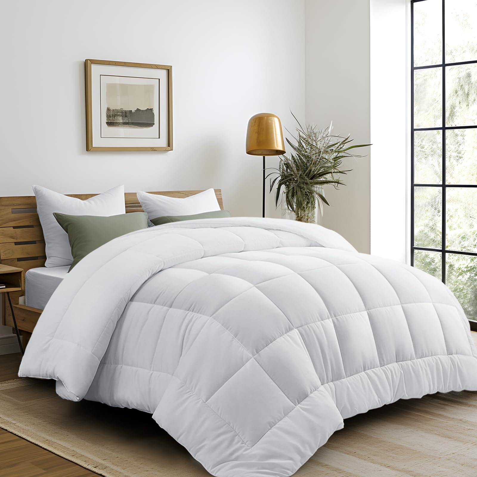 DUANDUAN Bettdecke 220x 240cm 4 Jahreszeiten 🛏️🌞