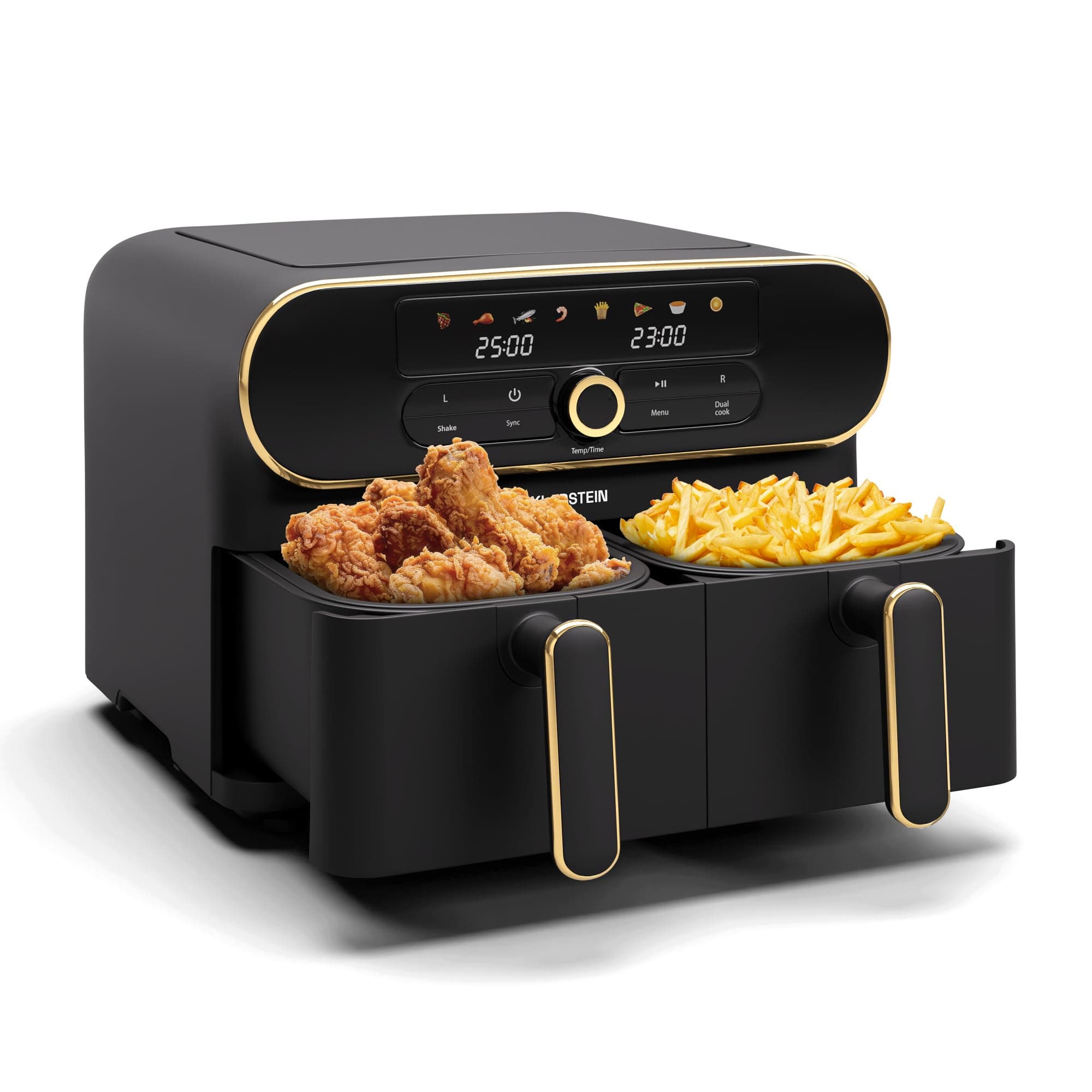Klarstein AuraAir Color Touch Dual Heißluftfritteuse 🍟🔥