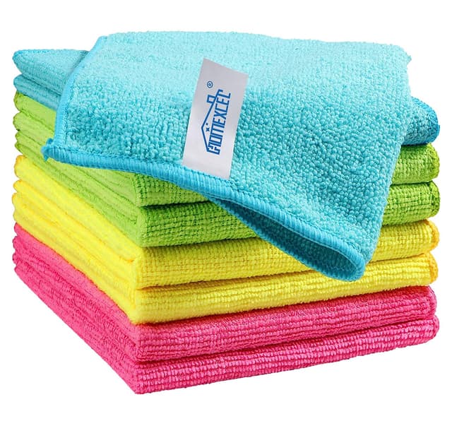 🌟 HOMEXCEL Mikrofasertücher 8 Stück - Reinigungstücher für Auto, Küche, Haus 🧼