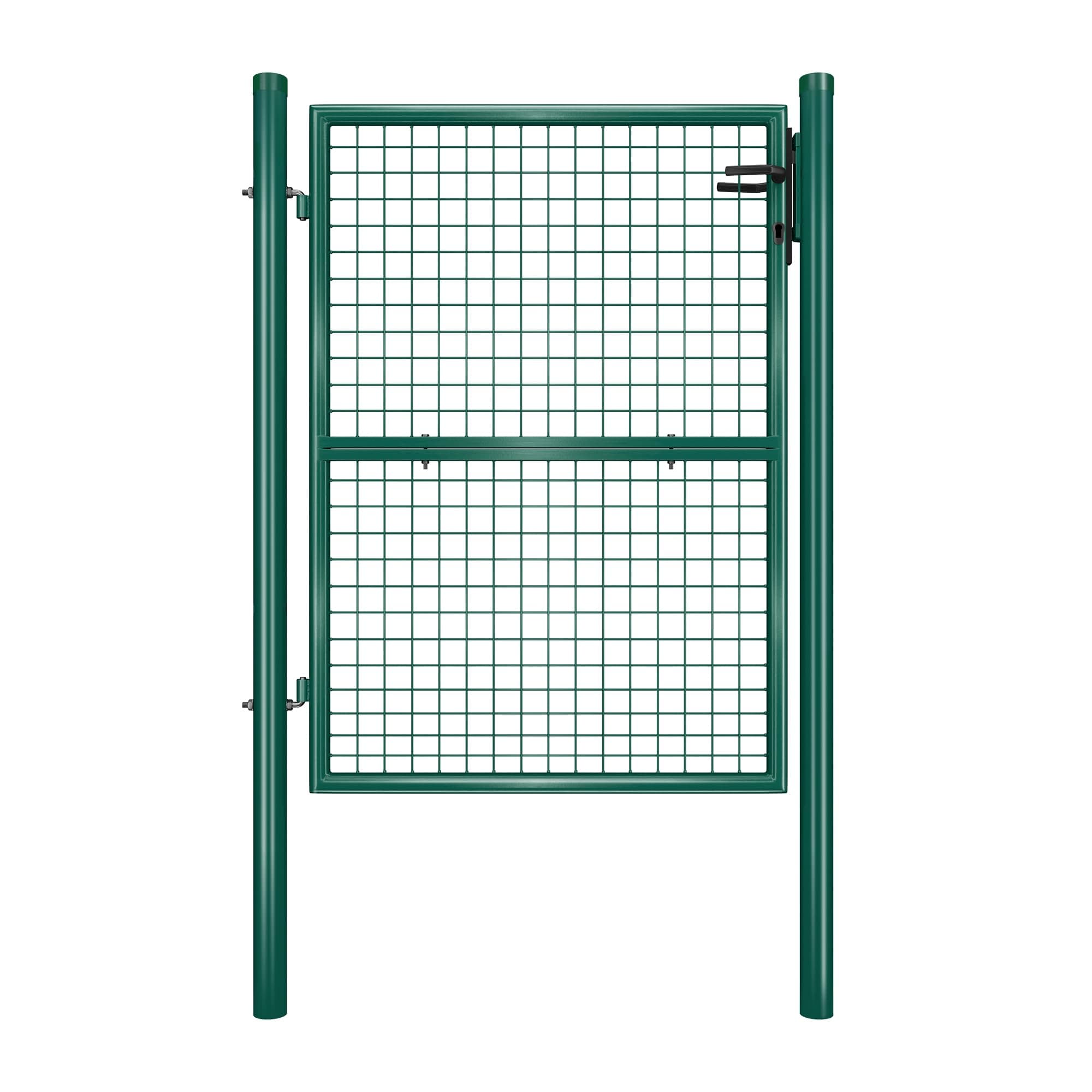 SONGMICS Gartentor, Gartentür, verzinkter Stahl, abschließbar, Grün GGD175G