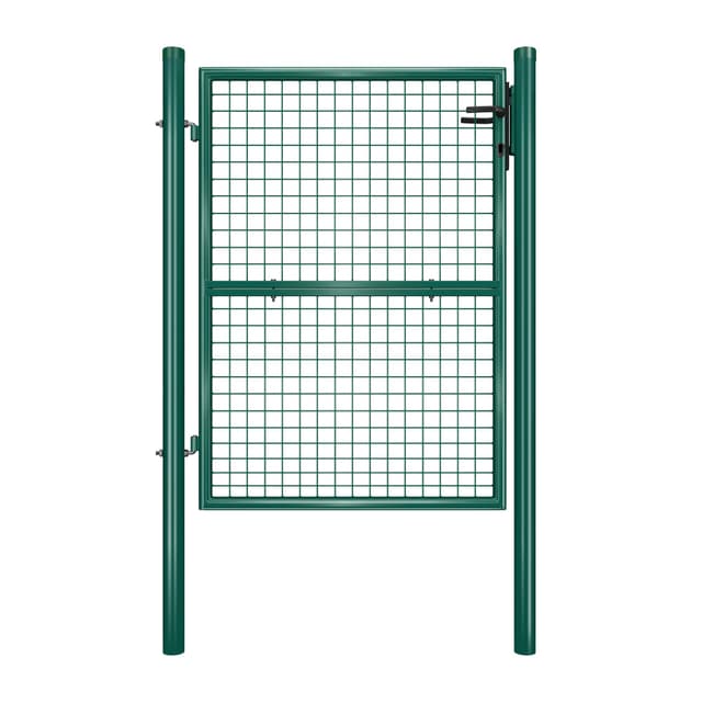 SONGMICS Gartentor, Gartentür, verzinkter Stahl, abschließbar, Grün GGD175G