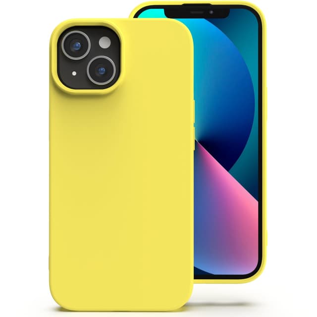 📱🍋 Zuvirelx Glatte Silikon hülle für iPhone 13 Mini - Zitronengelb | Angebot