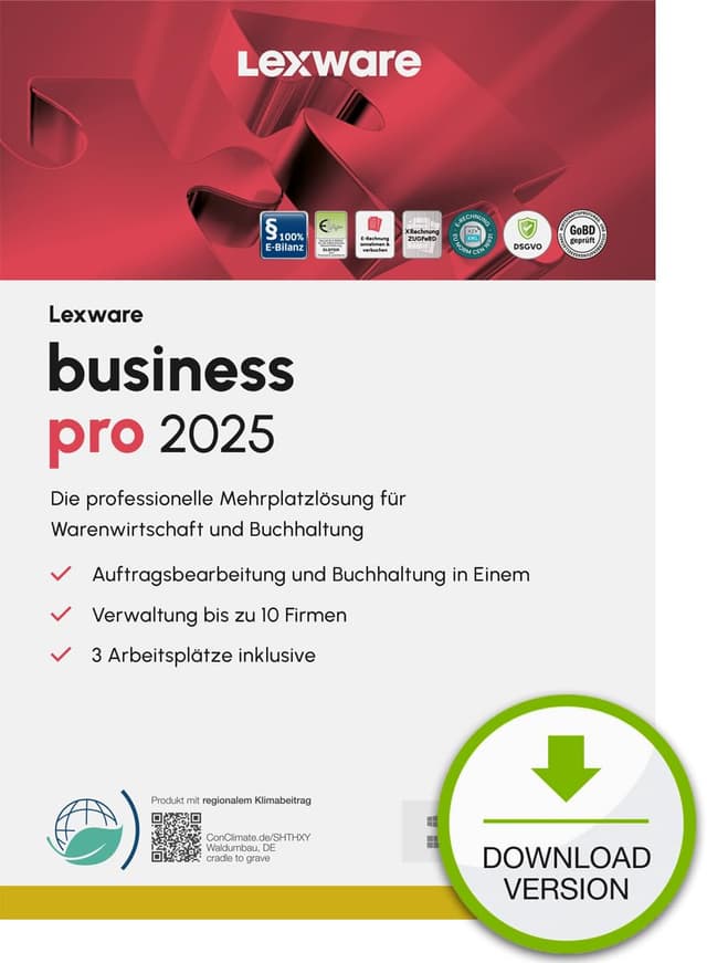 🚀 Lexware Business Pro 2025 (365 Tage) | PC Aktivierungscode per E-Mail