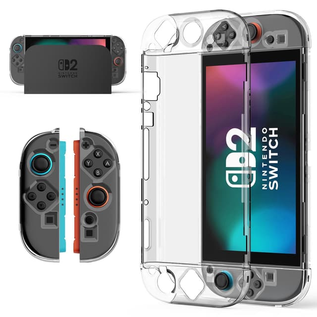 🎮 Lmcpa Dockbare Transparente Hülle für Nintendo Switch 2 2025 🛡️