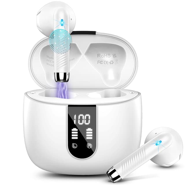 Neue Bluetooth 5.3 Kabellose Kopfhörer mit ENC Noise Cancelling und 48H Akkulaufzeit
