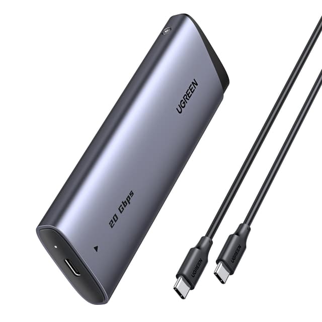 UGREEN 20Gbps M.2 SSD Gehäuse USB C 3.2 Gen 2x2 🔥