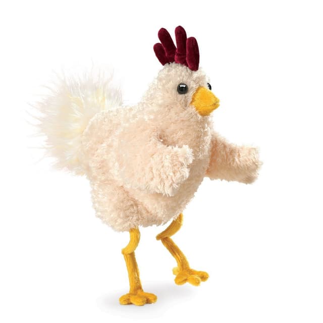 🐔 Folkmanis Handpuppe Funky Chicken - Tolles Angebot!