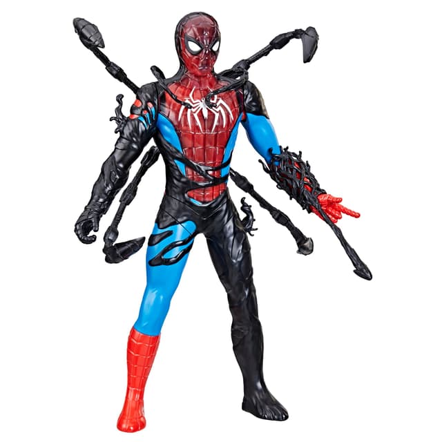 Marvel Spider-Man VenomVersus Spider-Man Farbwechsler Action-Figur mit Zubehör, Black 🕷️🦠