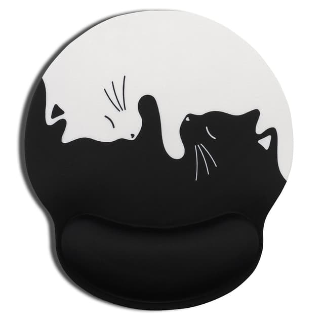 🐱 AOKSUNOVA Mauspad Katze Ergonomisches Mauspad mit Handgelenkauflage 🖱️