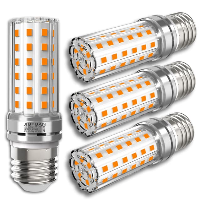 🌟 Super Deal! 🌟 JIUYUAN E27 LED Maiskolben Lampen 12W 2700K Warmweiß 1450LM