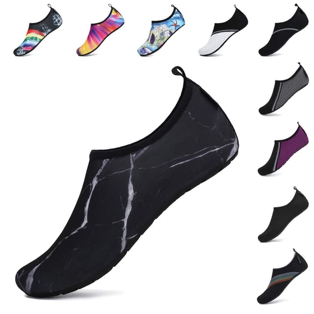 🌊👟 SAGUARO Unisex Badeschuhe Herren Schwimmschuhe Damen Schnell Trocken Wasserschuhe Outdoor Aqua Schuhe, 37-47EU 40/41 EU Tinte