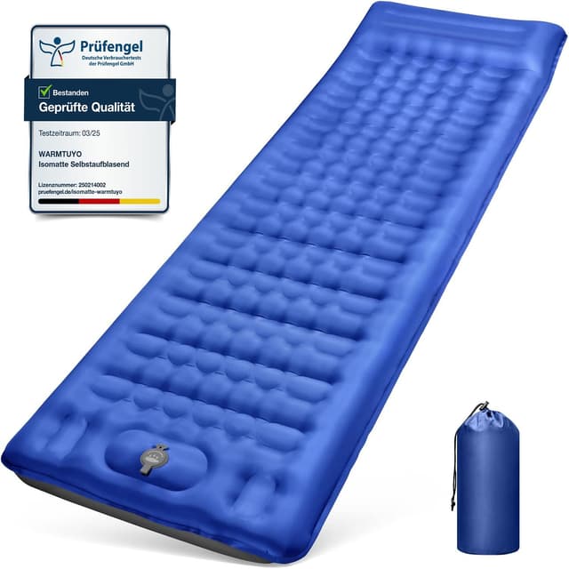 Isomatte Camping Selbstaufblasend 12CM Verdicktes Aufblasbare Matratze 🏕️