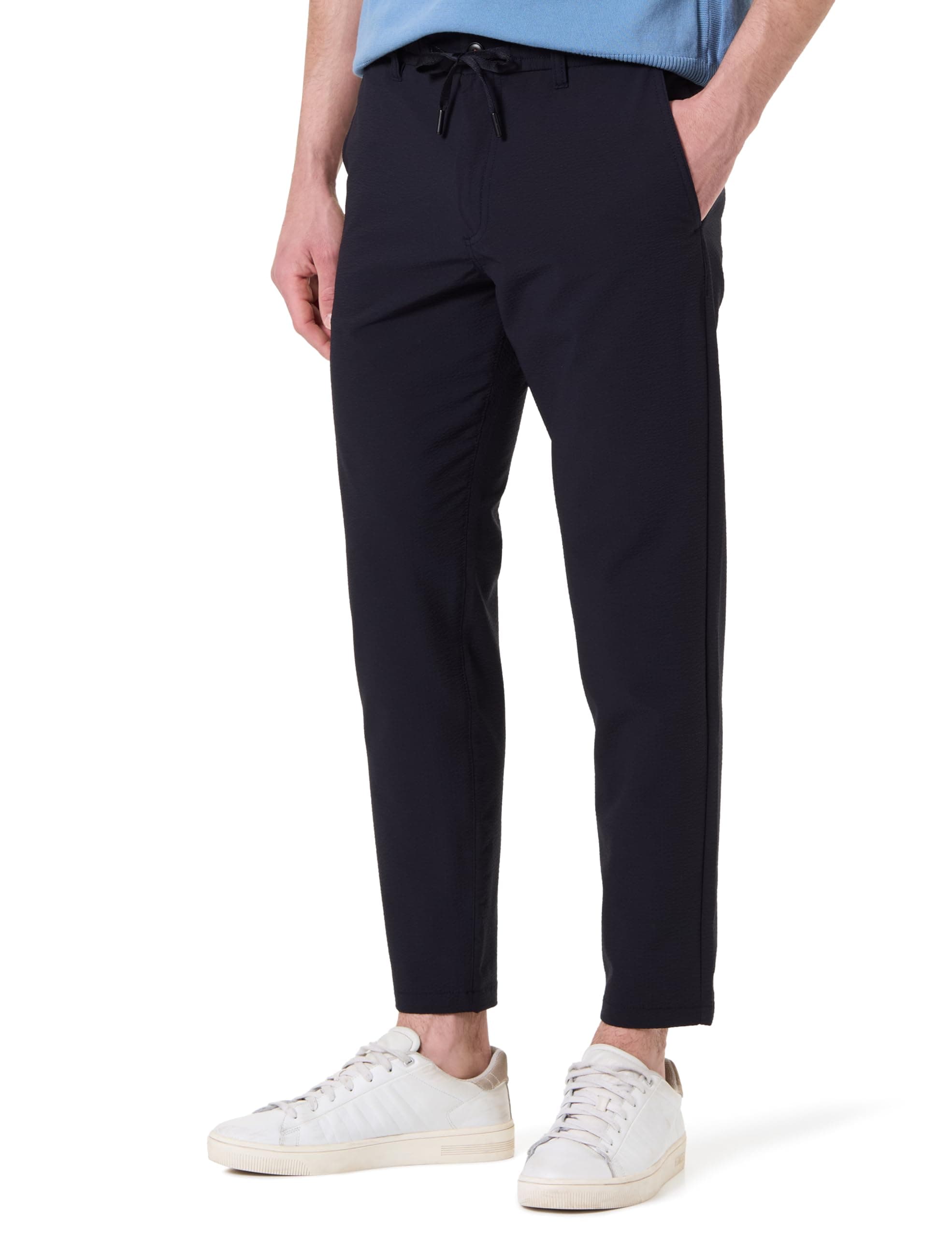 👖 BOSS Herren Hose_Flat 42W / 32L Dunkelblau404 - 48% Rabatt!
