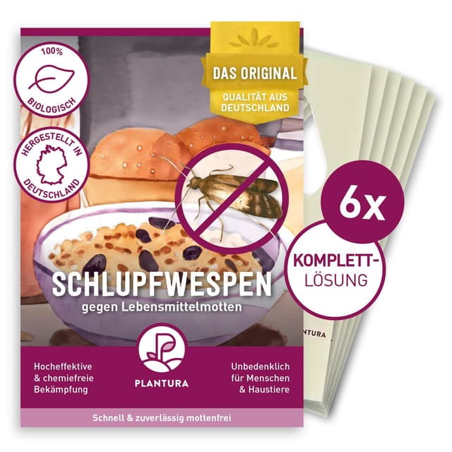 🌿🦋 Plantura Schlupfwespen gegen Lebensmittelmotten - Komplettlösung!