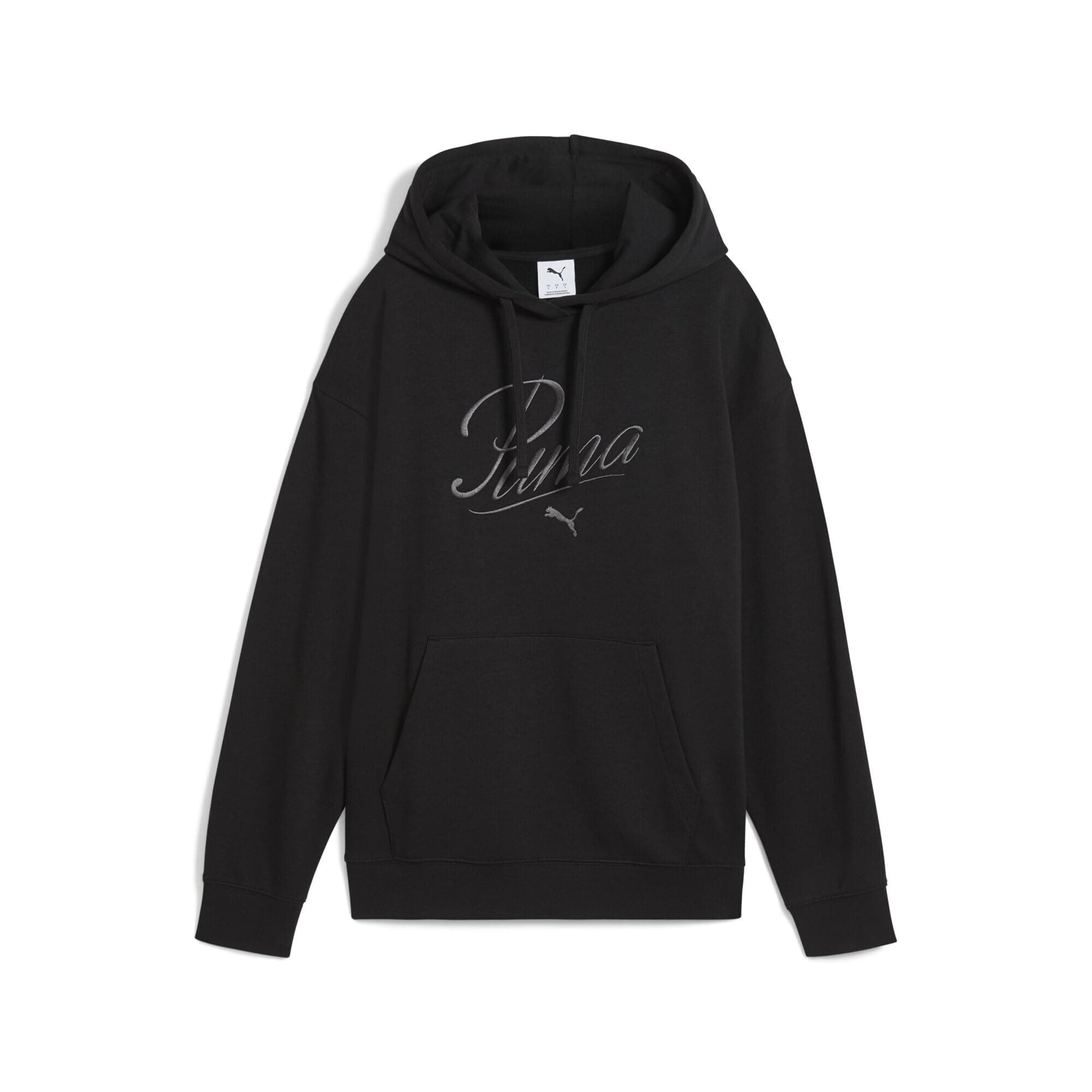 🔥 Mega Deal! PUMA Unisex ESS Script Comfort Hoodie Tr Kapuzenpullis XL Puma Black