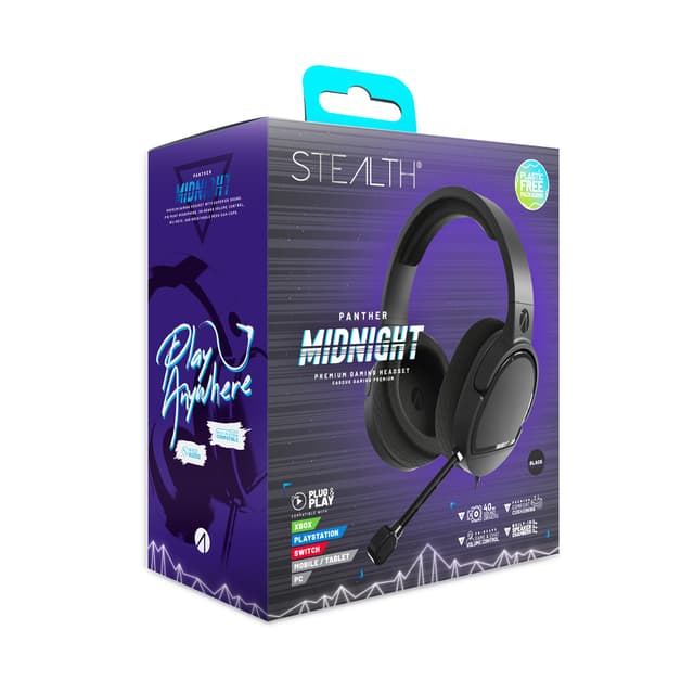 🎮 STEALTH Panther Gaming Headset 🎧 Over Ear Gaming Headset PS4/PS5, Xbox, Switch, PC
