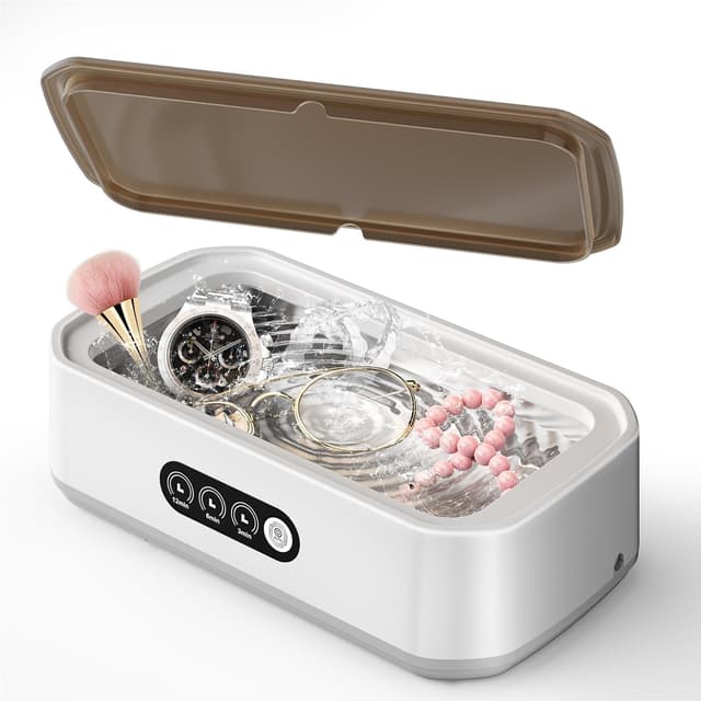 🔥 GlasFlength Ultraschallreinigungsgerät 49kHz 640ML 40W 3 Modi Ultrasonic Cleaner 👓💍