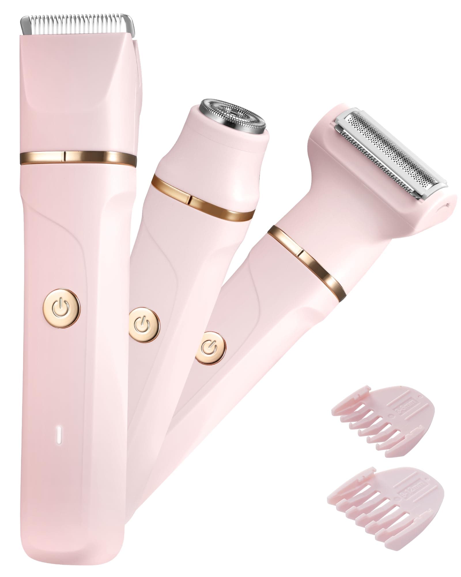 RAXMETRY 3-in-1 Elektrischer Damenrasierer 🌸 Wiederaufladbar & Wasserdicht