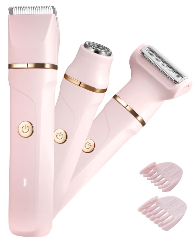 RAXMETRY 3-in-1 Elektrischer Damenrasierer 🌸 Wiederaufladbar & Wasserdicht