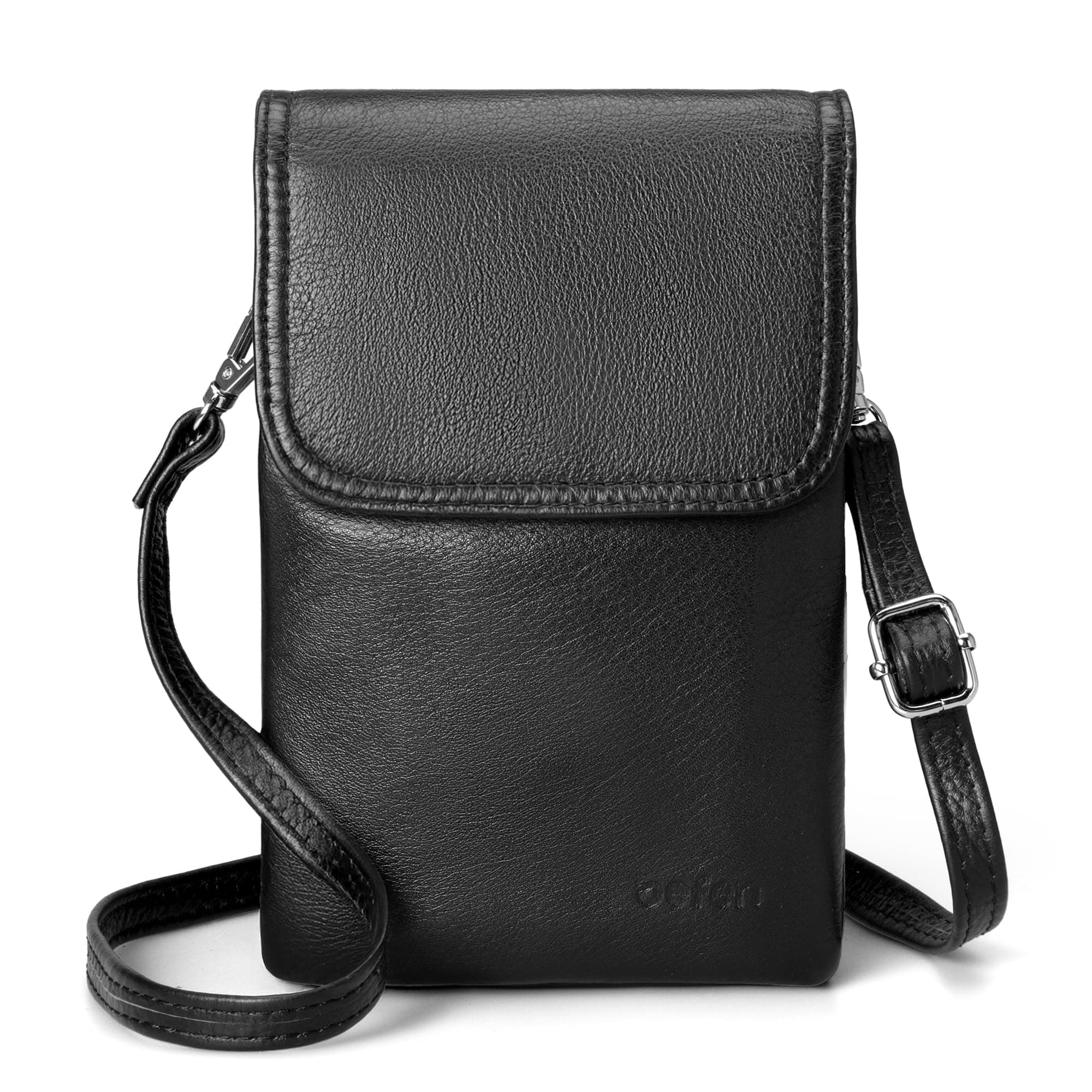 👜 Befen Echtleder Handytasche zum Umhängen Damen 🌟
