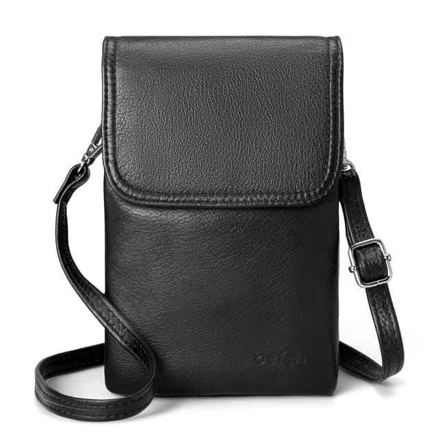 👜 Befen Echtleder Handytasche zum Umhängen Damen 🌟