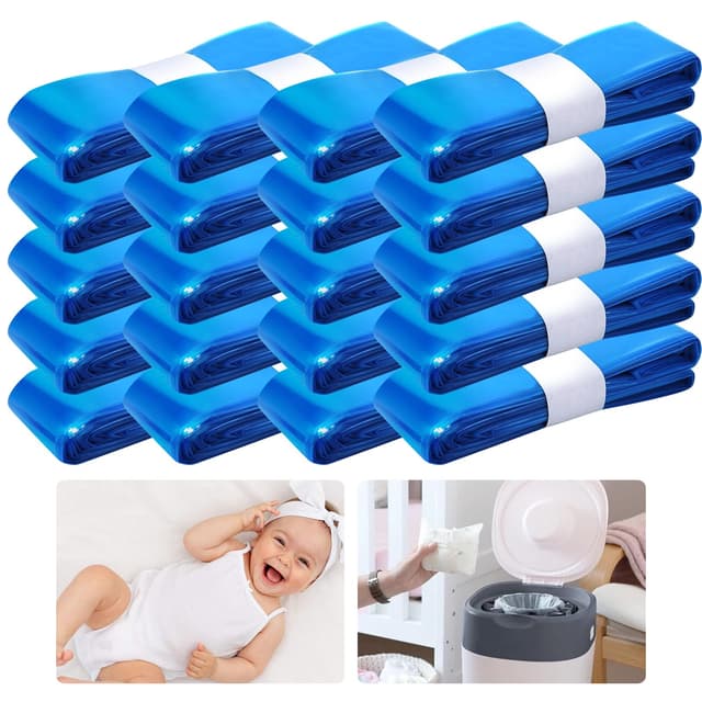 YSWOVUO 20 Stück Windeleimer Nachfüllkassetten 🌟 Nachfüllfolie Windeleimer Kompatibel mit Tommee Tippee, Angelcare 🌸 LitterLocker