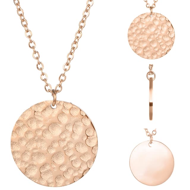 BONNYBIRD® Wasserfeste Edelstahl Boho Halskette Damen in Silber, Gold & Roségold - 100% Wasserfest & Hautverträglich