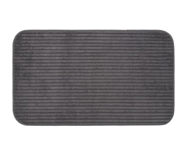 Angebot: Gözze Rutschfester Weicher Badeteppich 50 x 70 cm Anthrazit