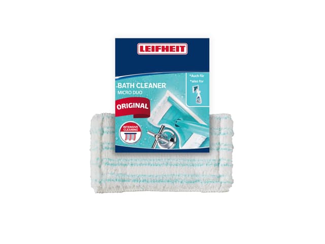 Leifheit Ersatzbezug Bath Cleaner - Wischbezug aus Mikrofaser mit Spezialborsten 🛁💦🧼
