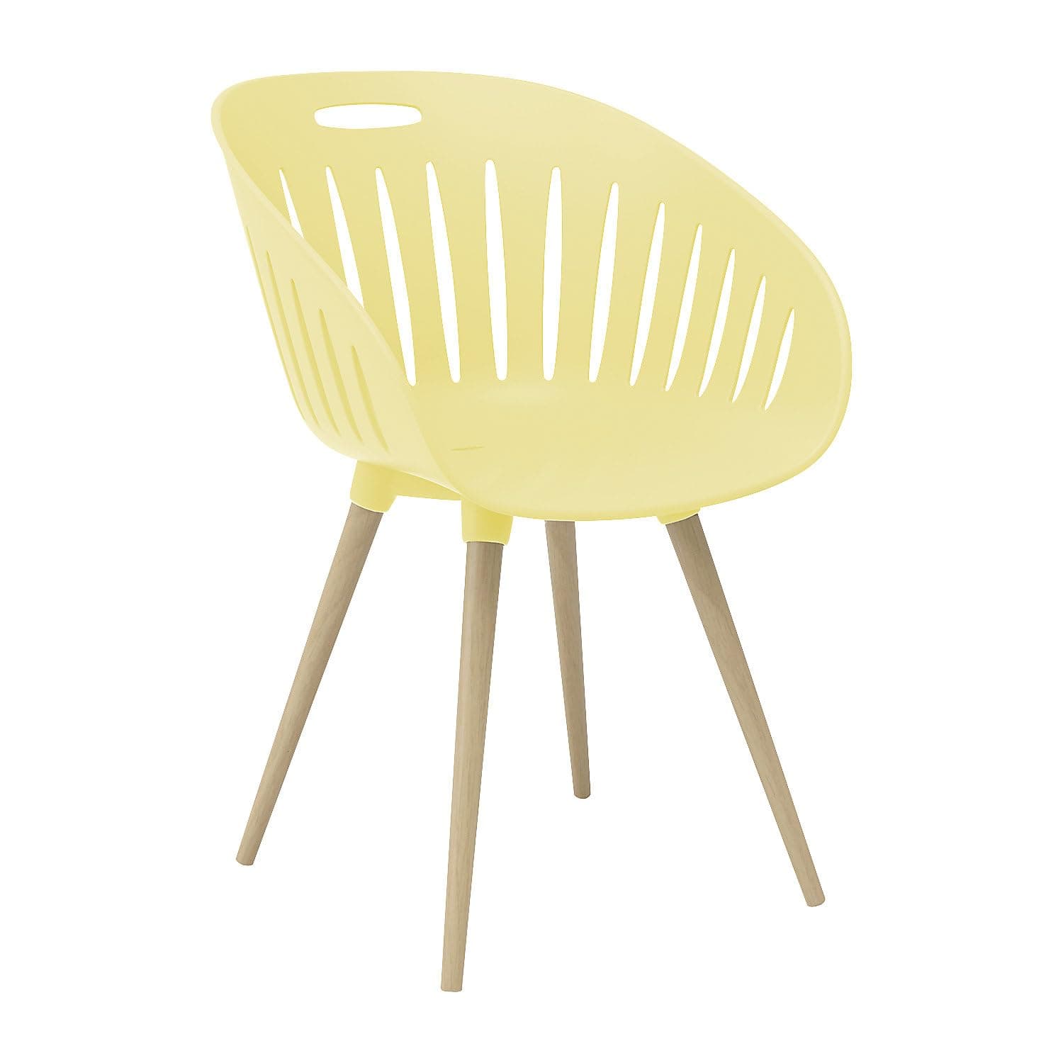 Topstar T2023 OUTDOOR (2er-Set) Buche - Eiche gebeizt / Schale gelb 🪑🟡