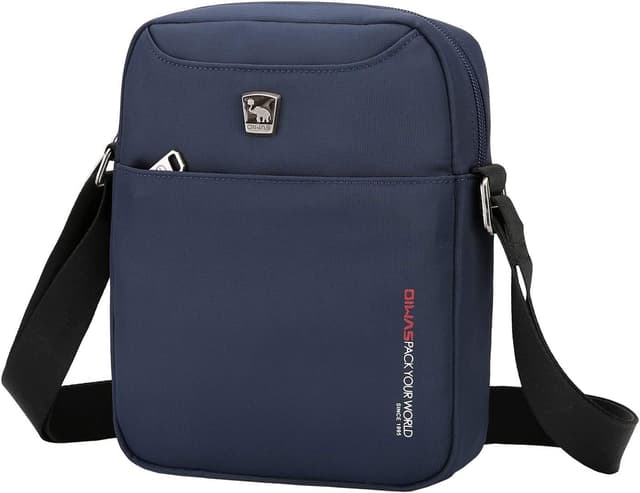 🎒 OIWAS Herrentasche Klein Umhängetaschen Herren Crossbody Bag Tasche Umhängen Männer Männerhandtasche Mini Schultertasche Blau-5551