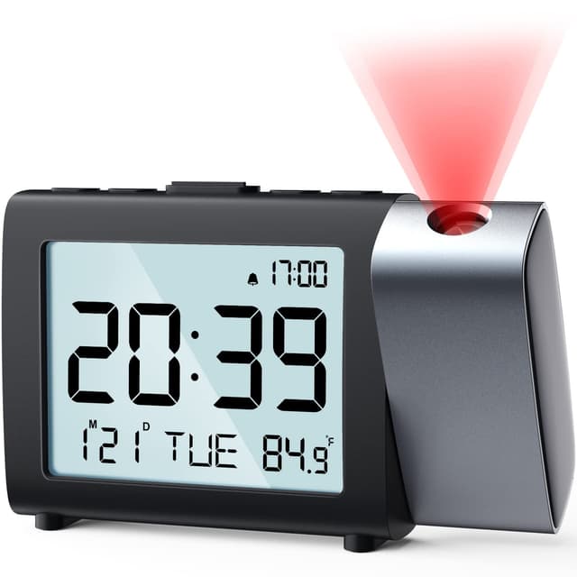 MeesMeek Projektion Digitaler Wecker 🌟🕰️