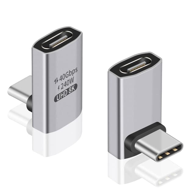 Angebot: Duttek 90 Grad USB C Adapter (2 Stück) USB C Stecker Buchse Adapter 🚀